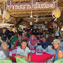 โครงการ สนับสนุนกลุ่มผลิตภัณฑ์กระจูด จ.นครศรีธรรมราช